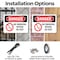 Signmission No Smoking Within 50 Feet Danger Sign, Plastic, 10in W x 7in L, 2PK OS-2PACK-DS-P-710-L-1481 - alternate 7
